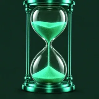 Ornate hourglass — Fair Go