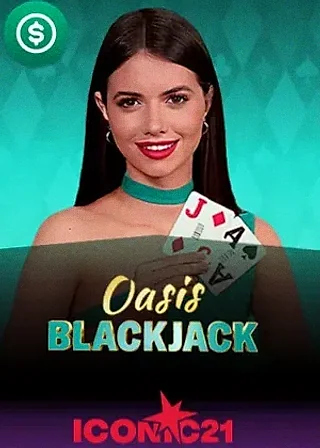 Oasis Blackjack live game cover