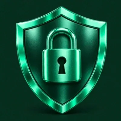 Shield with padlock — Fair Go