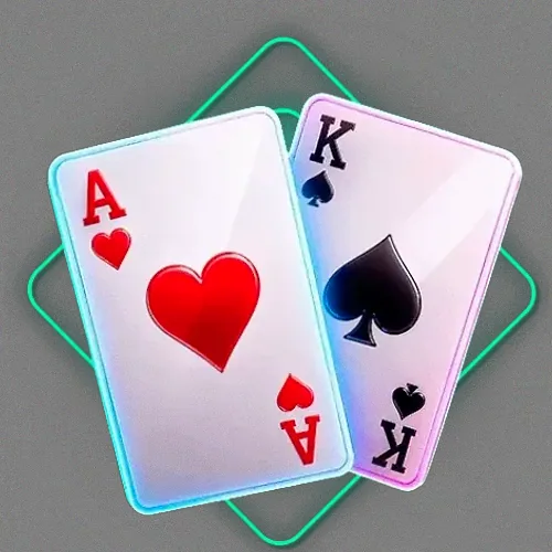 Ace and king playing cards